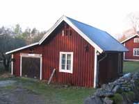 Dormens banvaktstugas uthus den 5 januari 2005. Rasmus Axelsson