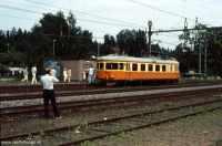 Tåg 3067 i Svartå den 24 juni 1985. © Ingemar Juhlin