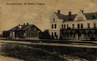 Fjugesta stationshus och hotell före 1937. mfÖrSJs samling