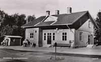 Fjugesta stationshus på 1950-talet. mfÖrSJs samling
