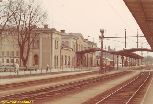 Örebro Central stationshus i maj 1969. - klicka för att förstora