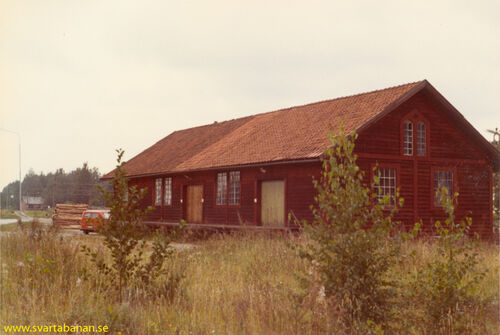 Svartå godsmagasin i augusti 1969. - klicka för att förstora