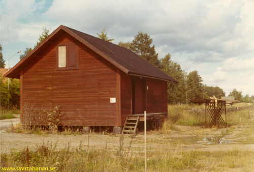 Vintrosa godsmagasin i augusti 1969. - klicka för att förstora Vintrosa godsmagasin i augusti 1969. - klicka för att förstora