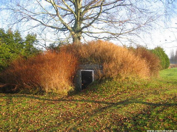 Norrhults banvaktstugas jordkällare den 11 november 2005. - klicka för att stänga rutan