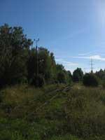 Växlarna vid Bista den 15 augusti 2005. - klicka för att förstora