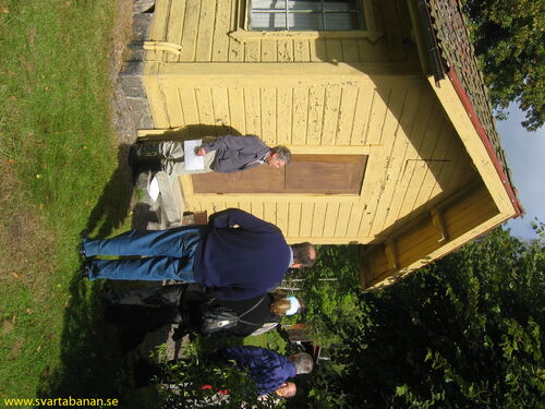 Banvallsvandring vid Dormen i september 2007. - klicka för att förstora Banvallsvandring vid Dormen i september 2007. - klicka för att förstora
