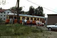 Tåg 3067 i Svartå den 24 juni 1985. © Ingemar Juhlin