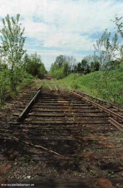 Södra växeln i Latorpsbruk den 28 maj 1991. - klicka för att stänga rutan