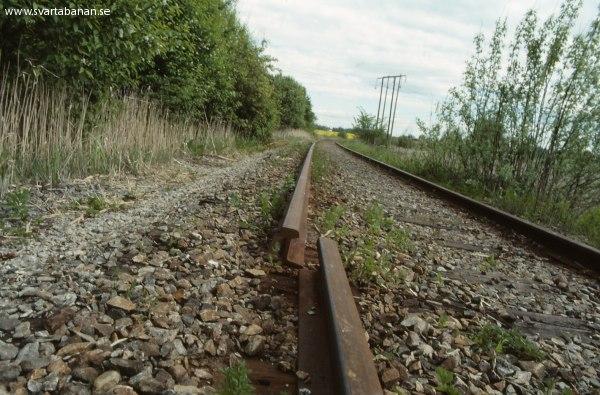 Spåret ut från Latorpsbruk den 28 maj 1991. - klicka för att stänga rutan