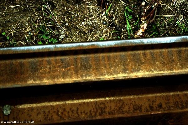 Räler i Latorpsbruk den 28 maj 1991. - klicka för att stänga rutan