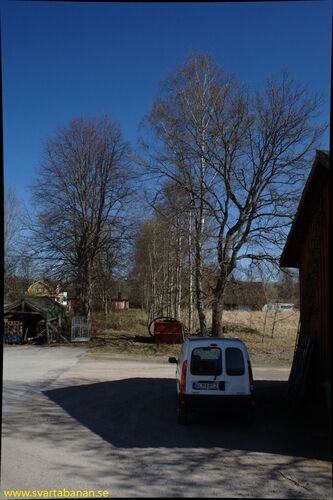 Rester av sidospår i Gropen den 24 april 2008. - klicka för att förstora Rester av sidospår i Gropen den 24 april 2008. - klicka för att förstora