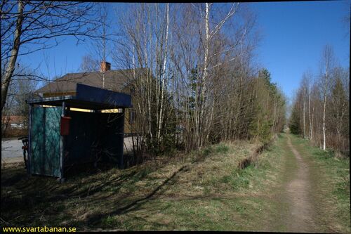 Bangården i Gropen den 24 april 2008. - klicka för att förstora