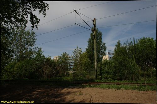 Platsen för Ånsta banvaktstuga den 13 maj 2008. - klicka för att förstora Platsen för Ånsta banvaktstuga den 13 maj 2008. - klicka för att förstora
