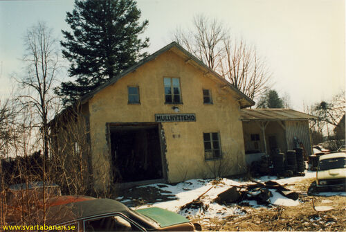 Mullhyttemo stationshus 1999. - klicka för att förstora Mullhyttemo stationshus 1999. - klicka för att förstora