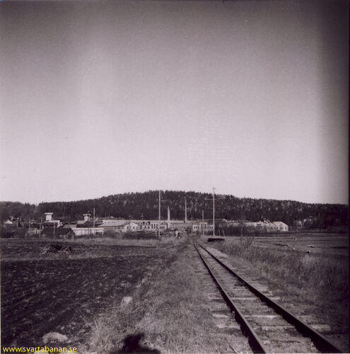 Industrispåret mellan Garphyttan och Latorpsbruk under 1950-talet. - klicka för att förstora