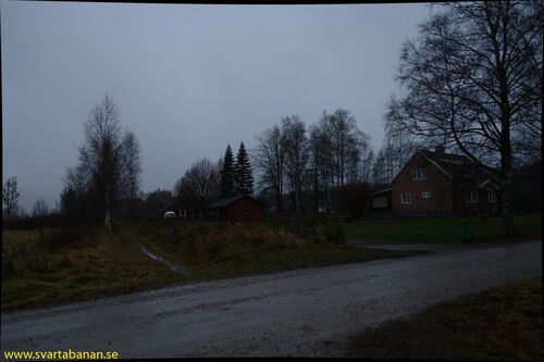 Holmstorp hållplats den 14 november 2008. - klicka för att förstora Holmstorp hållplats den 14 november 2008. - klicka för att förstora