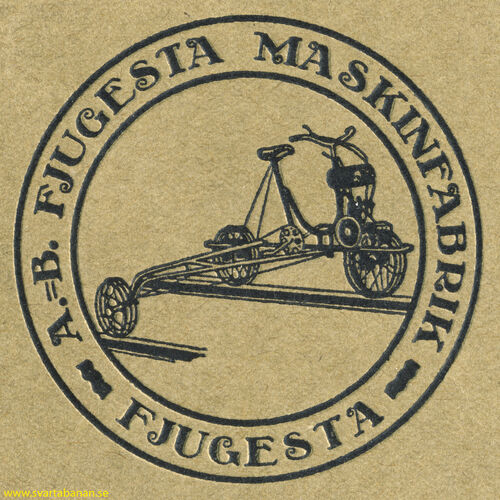 Fjugesta maskinfabriks logotype. - klicka för att förstora Fjugesta maskinfabriks logotype. - klicka för att förstora