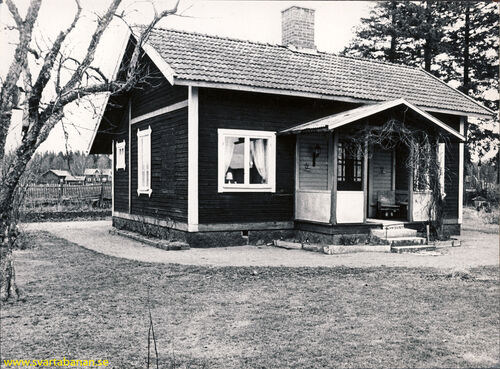 Kvistbro banvaktstuga 1976. - klicka för att förstora