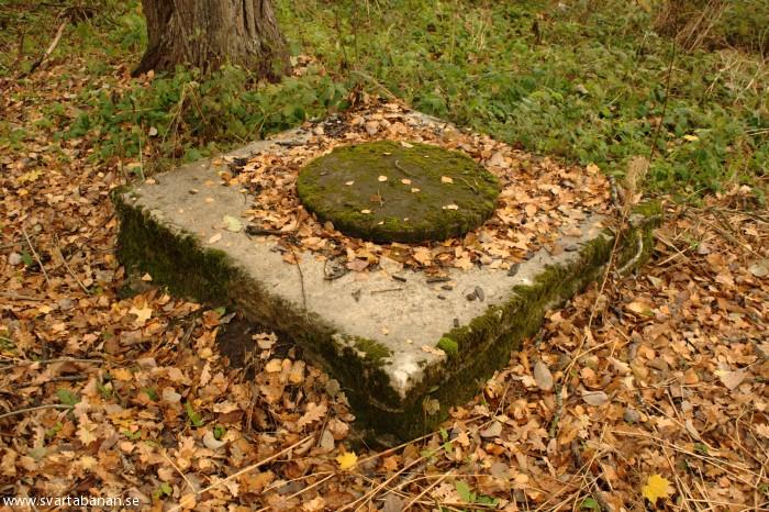 Brunnen vid Latorpsbruk banvaktstuga den 23 oktober 2010. - klicka för att stänga rutan