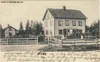 E A Wickströms affär vid Kvistbro station i början av 1900-talet. - klicka för att förstora