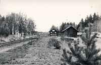 Bangården i Kvistbro hösten 1976. mfÖrSJs samling, SJ Fotoklubb