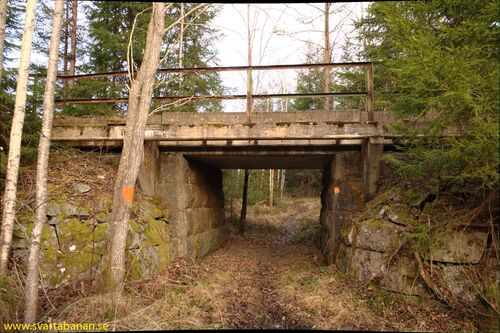 Järnvägsbron vid Fallet den 2 december 2011. - klicka för att förstora Järnvägsbron vid Fallet den 2 december 2011. - klicka för att förstora