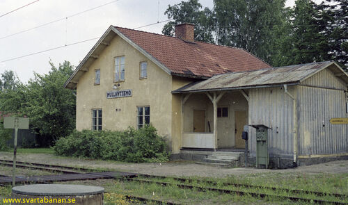 Stationshuset i Mullhyttemo. - klicka för att förstora Stationshuset i Mullhyttemo. - klicka för att förstora