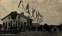 Hidingebro stationshus 1897. mfÖrSJs samling
