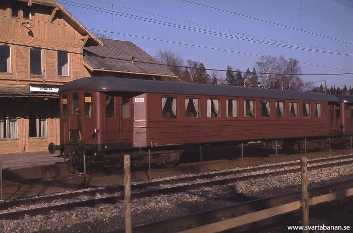 En personvagn av typen B6 i Svartå i maj 1978. - klicka för att stänga rutan