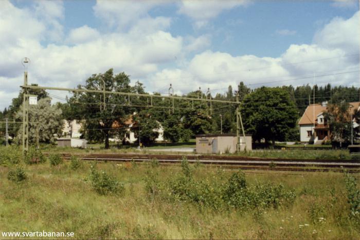 Svartå station den 22 juli 1985. - klicka för att stänga rutan
