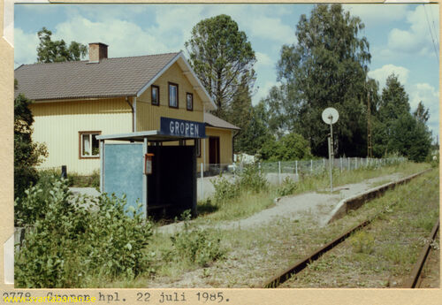 Gropen den 22 juli 1985. - klicka för att förstora Gropen den 22 juli 1985. - klicka för att förstora