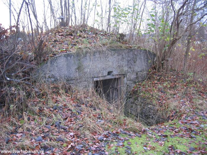 Jordkällaren vid Vintrosa station den 14 november 2004. - klicka för att stänga rutan