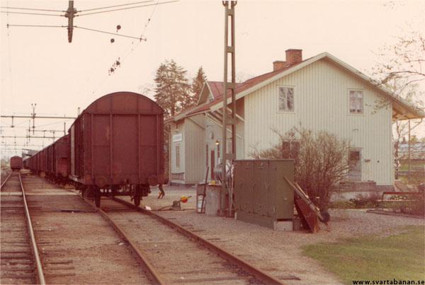 Latorpsbruks stationshus i maj 1969. - klicka för att stänga rutan