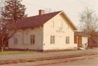 Mullhyttemo stationshus i maj 1969. - klicka för att förstora